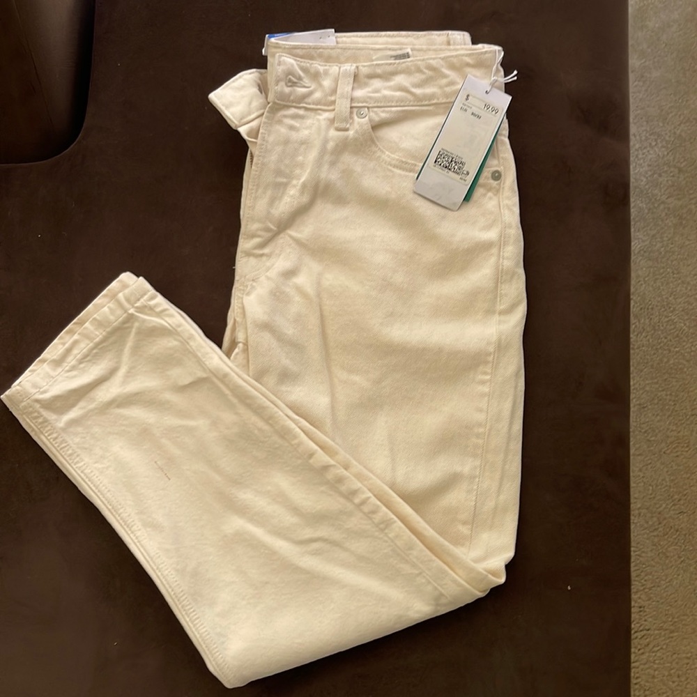 REGULAR TAPERED CROPPED JEANS